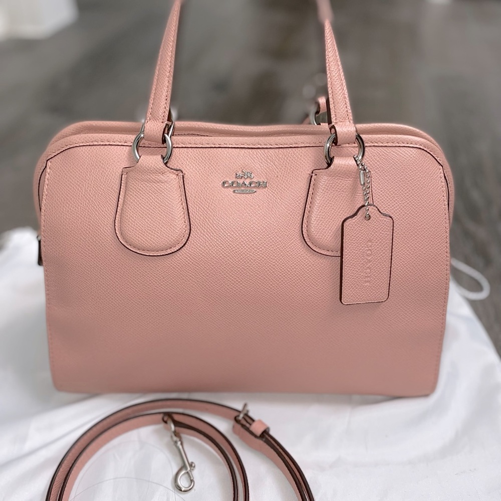 Coach Double top Handle Satchel with shoulder strap, Like New